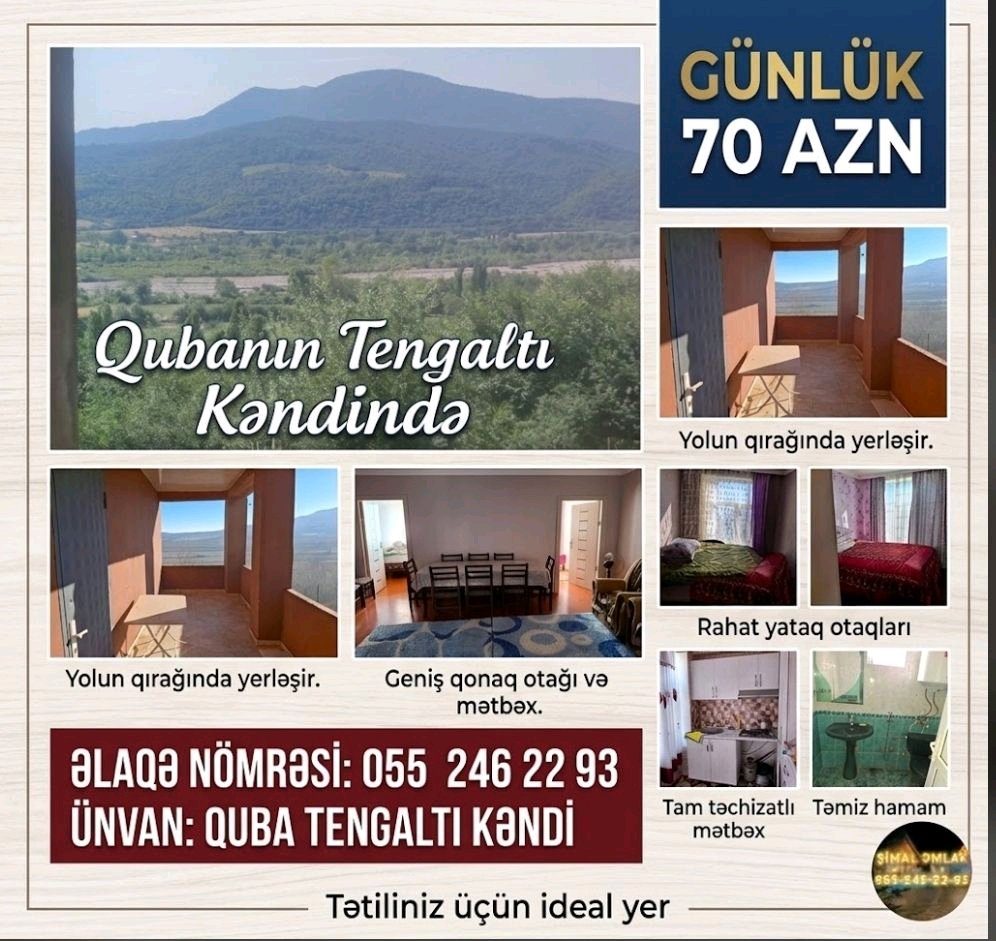 Bağ evi 1000 m² Quba T