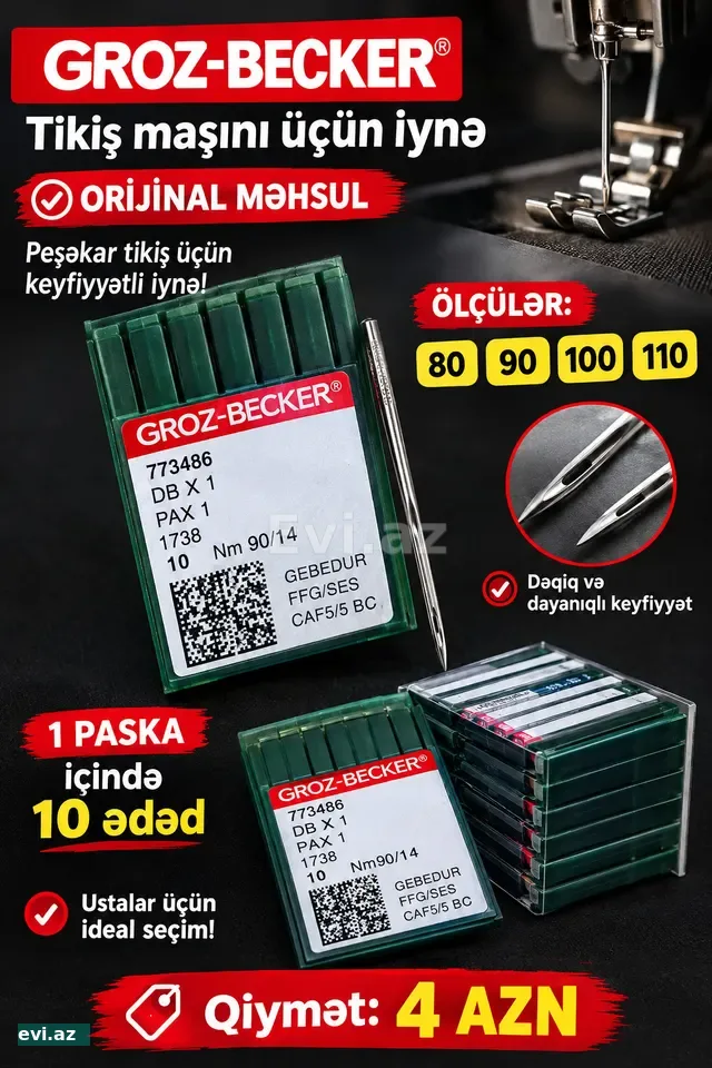 Groz Becker Maşın iynəsi