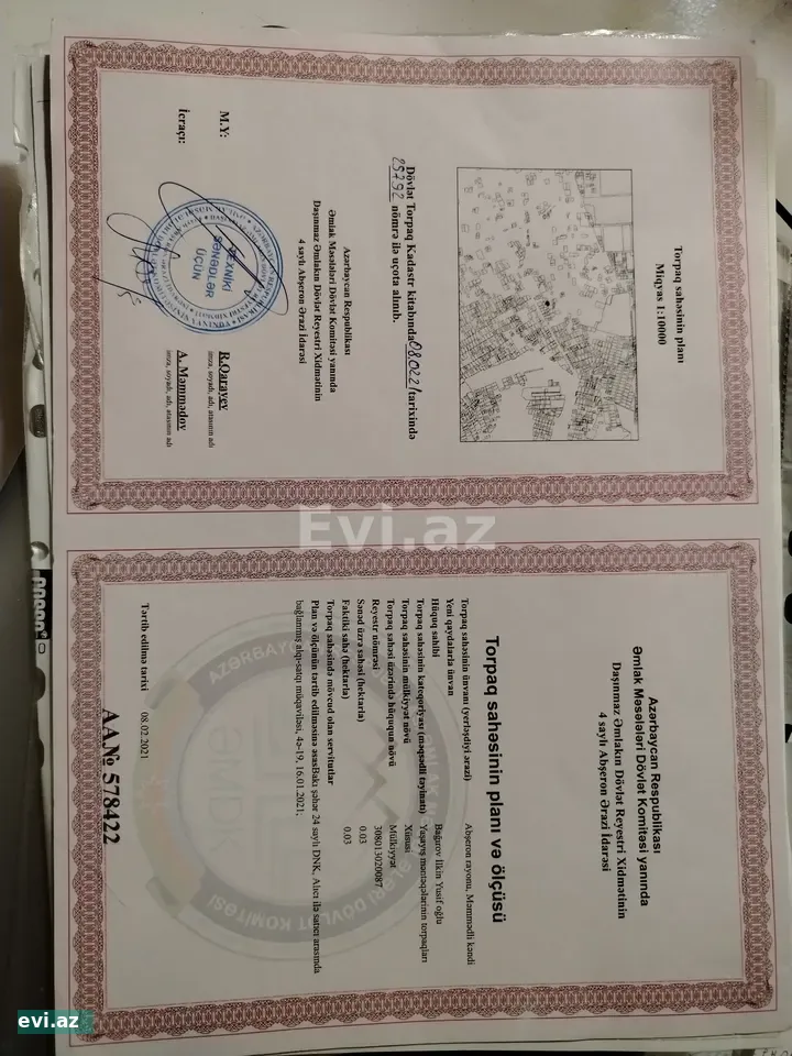 3 Sot Torpaq Məhəmmədli kəndi