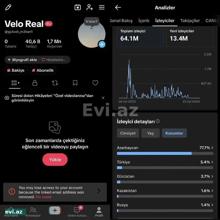 TikTok hesabi