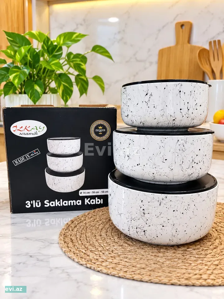 Keramik Saxlama Qabı
