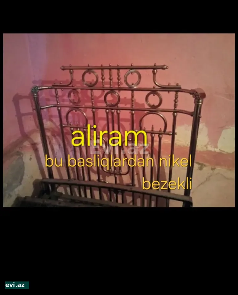Bəzəkli Yatağlar Alıram