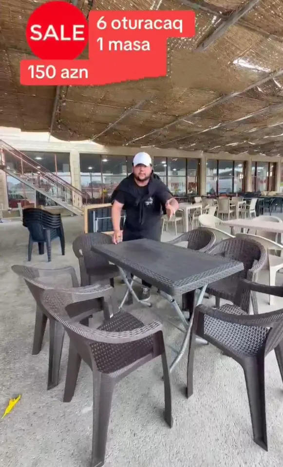 Plastik stol stul