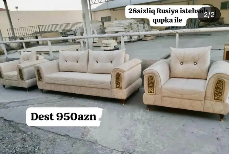 Divan kreslo dəsti