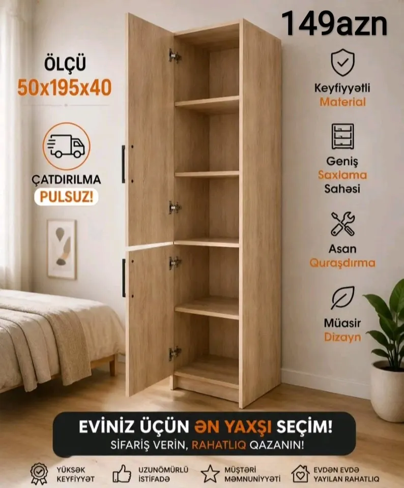 Tək qapılı dolab
