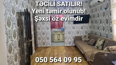 3 otaqlı 70 m² Yeni Tikili bineqed tireti qardaslar yani cemil marketi arxa kucesi Satılır
